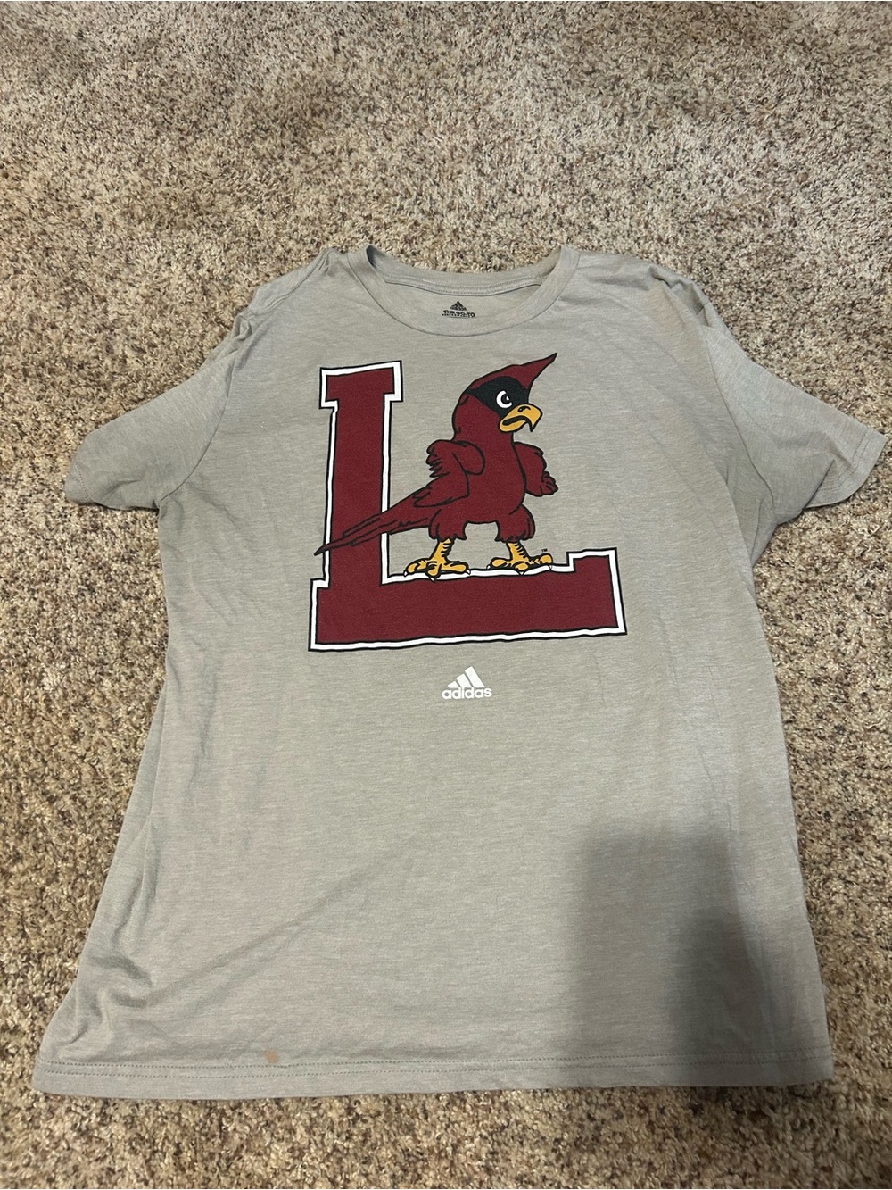Louisville cardinals large adult adidas T shirt like new vintage